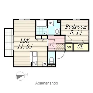 メゾン ラフィネ【1階】の間取り