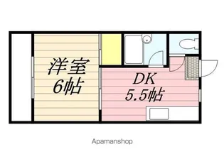 エアステ大刀洗【4階】の間取り