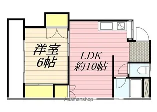 アーバンハイツ六実【1階】の間取り