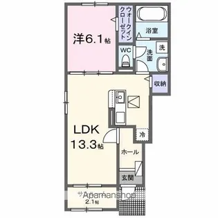 ルジャーダ【1階】の間取り