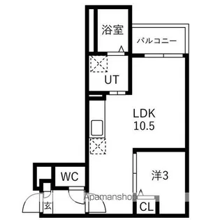 JACK MIYAHARAⅡ【2階】の間取り