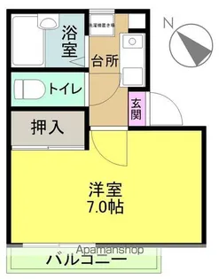 アーバンヒルズマンション【2階】の間取り