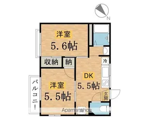 ビューテラス藤【1階】の間取り