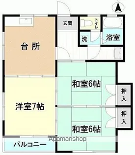 メゾンシェリールⅡ【A号室】の間取り