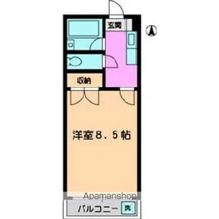 コーポ山吹【2階】の間取り