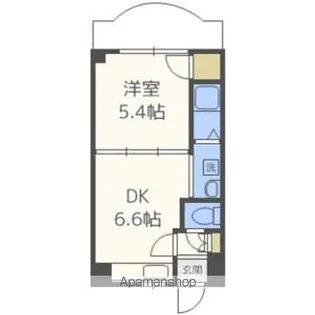 千豊ビル【302号室】の間取り