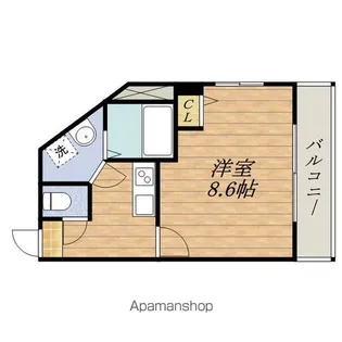 Lasperanza Kyobashi【6階】の間取り