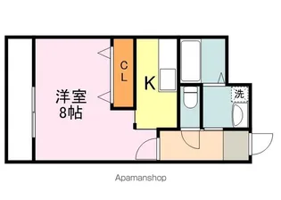 コーポアルファー【1階】の間取り
