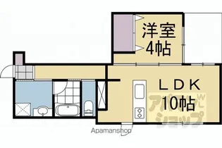 レガリア京都烏丸【1階】の間取り