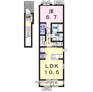 オリーブ【2階】の間取り