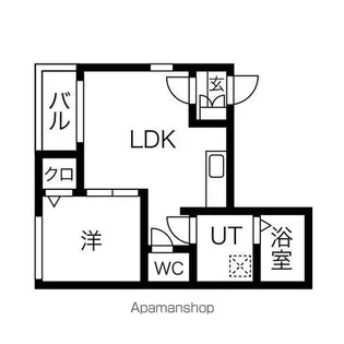OAKWOOD VILLA【3階】の間取り