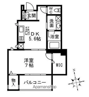 サザンテラス御六字園【2階】の間取り