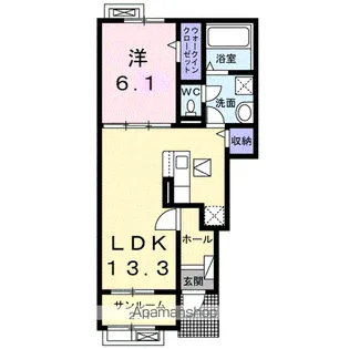 プロムナード【1階】の間取り