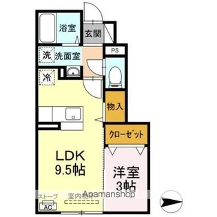 セジュールEJ【1階】の間取り