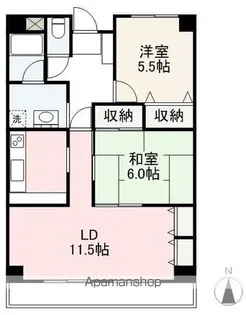 ウッドネスト成合【2階】の間取り