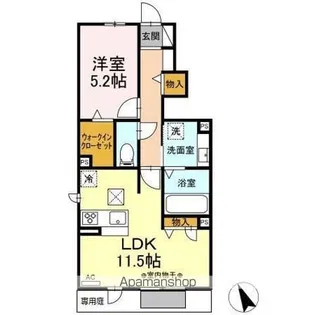 リーベSK【1階】の間取り