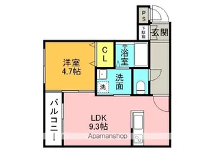 Born1214【3階】の間取り