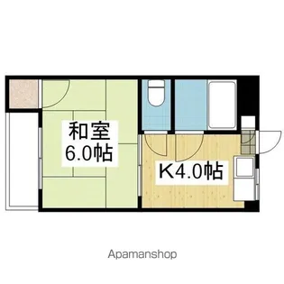 参川第1マンション【3階】の間取り