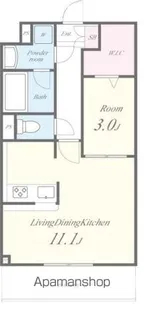 マルベリー千葉寺【3階】の間取り