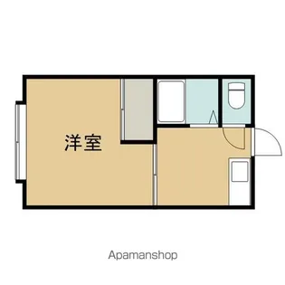 ベリーズ館向【203号室】の間取り