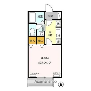 アネーロ和田 B【1階】の間取り