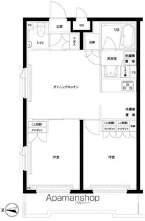 ルーブル都立家政六番館【4階】の間取り