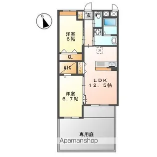 LA MAISON DU REVE (ラ・メゾン・デュ・レーヴ)【1階】の間取り