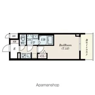 SーRESIDENCE一宮駅前【6階】の間取り