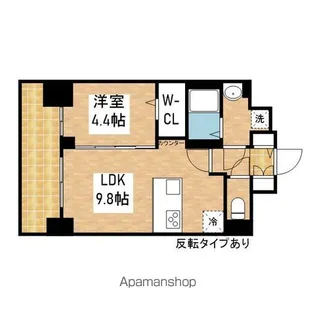 プレサンス丸の内アドブル【6階】の間取り
