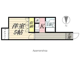 KM大元駅前【2階】の間取り