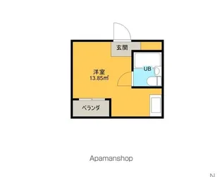 メゾン・ド・ラリエ【101号室】の間取り