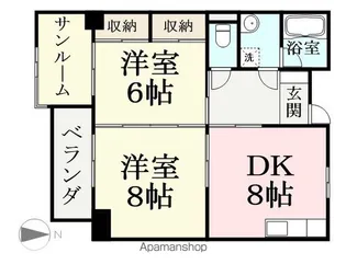 ロイヤルハイム成和【303号室】の間取り