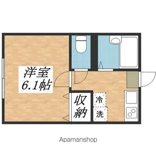 AZEST−RENT一橋学園Ⅱ【1階】の間取り