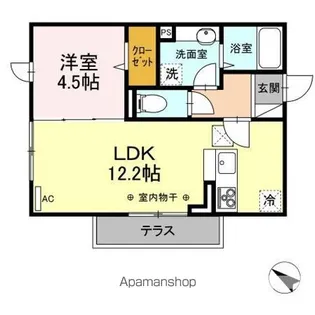 D-room柏崎【1階】の間取り
