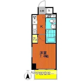 アクシーズタワー浦和岸町Ⅱ【5階】の間取り