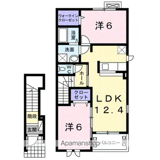 ソーホー ビレッジ【2階】の間取り