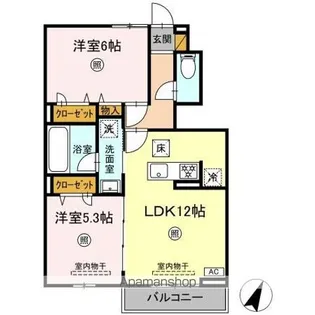 ORTO SOLE(オルト ソレ)【1階】の間取り