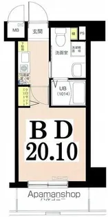 グリフィン横浜・東白楽【2階】の間取り