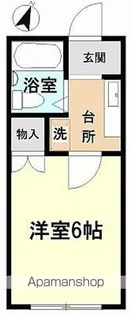 オーシャンITO【104号室】の間取り