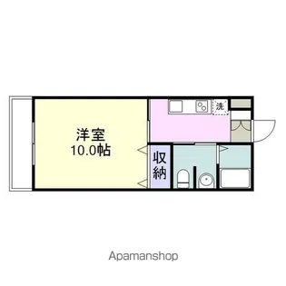 JRBハイツ虹ケ浜【108号室】の間取り