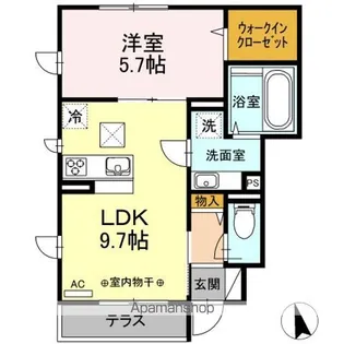 グレイスコート【1階】の間取り