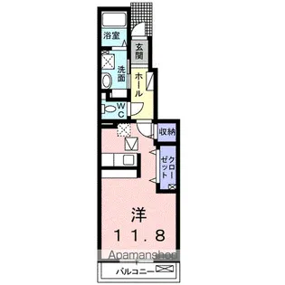 セイバリー【1階】の間取り
