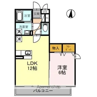 アビターレ東大島【3階】の間取り