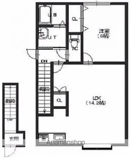 CS SHOWA【203号室】の間取り