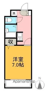 ハイツヤマオ【2階】の間取り