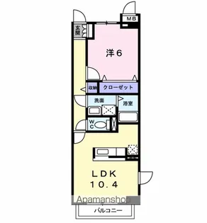 クレメントガーデン【3階】の間取り
