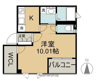 FOOT QUEST【2階】の間取り