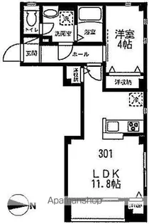 ヘリテージ椎名町 A棟【301号室号室】の間取り