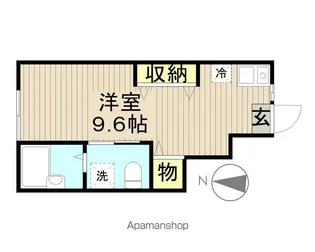 ピーオーザイル小岩【1階】の間取り