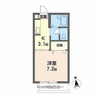 フレグランス東桜山【2階】の間取り